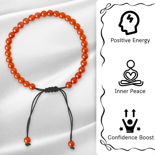 Miniatura 246 de Amazing Gemstone Crystal Anklet Ankle Bracelets for Women - Waterproof Beaded Healing Crystal Anklets, Plus Size Chakra Gemstone Bead Anklet