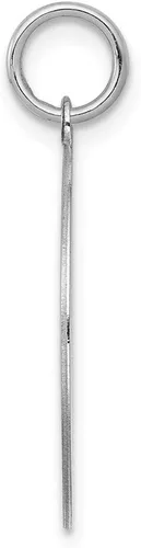 Miniatura 2 de Colgante de plata de ley 925 con letra inicial brocada G del alfabeto - 1.063 in x 0.787 in, Metal, No es una piedra preciosa