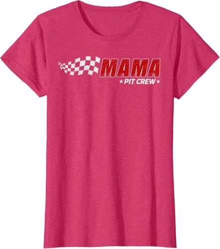 Miniatura 12 de Mama Pit Crew Race Car Birthday Family Matching Pit Crew Camiseta