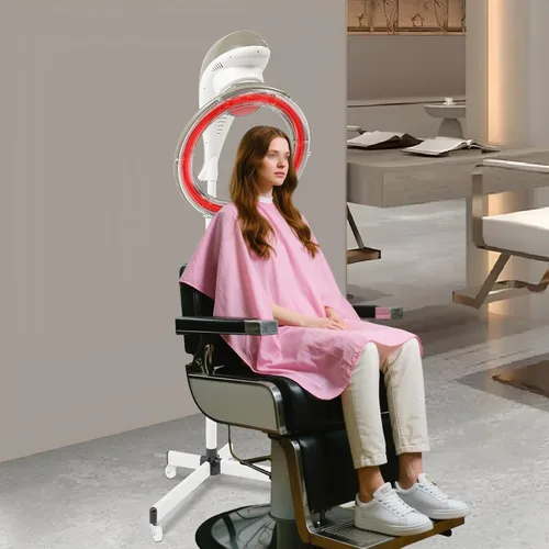 Miniatura 7 de Secador de pelo de 950 W, acelerador de secador de pelo con diseño giratorio de 360°, cabello infrarrojo profesional para peluquerías y salones