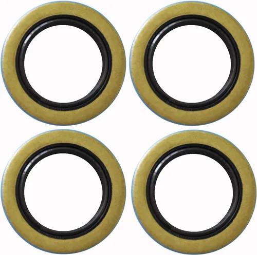 Sellos de grasa de doble labio 1.719 pulgadas de diámetro interior x 2.565 pulgadas de diámetro exterior de repuesto 010-019-00 (10-19) o 171255TB