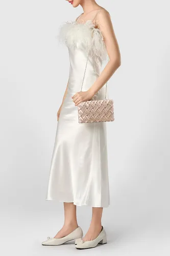 Miniatura 5 de BABEYOND Monederos de mano para mujer, bolso de noche con borla colgante para novia, fiesta, graduación, boda