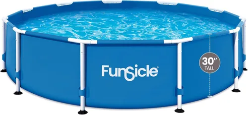 Miniatura 10 de Funsicle Actividad 8' x 30" Piscina redonda sobre el suelo, incluye bomba de filtro FiltraBoost 400 GPH con AutoSkimmer, cartucho de filtro tipo I