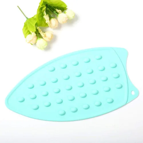 Miniatura 9 de Base de silicona para protección térmica caliente, soporte de hierro, almohadilla de planchado, almohadillas aislantes, color aleatorio