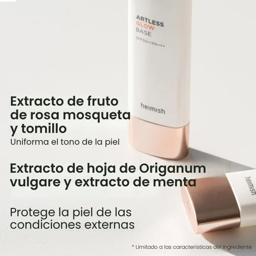 Miniatura 6 de HEIMISH Artless - Base brillante de 1.35 onzas líquidas, base de maquillaje multiusos, imprimación, iluminador, protector solar tonificador