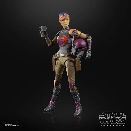 Miniatura 5 de STAR WARS The Black Series Sabine Wren - Figura de acción coleccionable de 6 pulgadas de escala Rebels, juguetes para niños a partir de 4 años