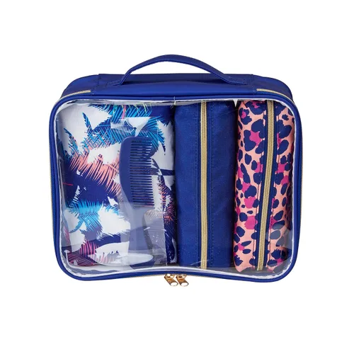 Miniatura 7 de Conair Set de 5 piezas de artículos de tocador y bolsa de cosméticos por menos de $30, incluye 4 bolsas de maquillaje y 1 peine de viaje
