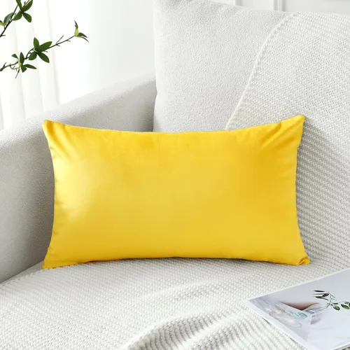 Miniatura 76 de Artscope Fundas de Almohada de Terciopelo de Lujo Súper Suaves Decorativas Cuadradas Fundas de Cojín para Sofá Sillón Dormitorio Decoración
