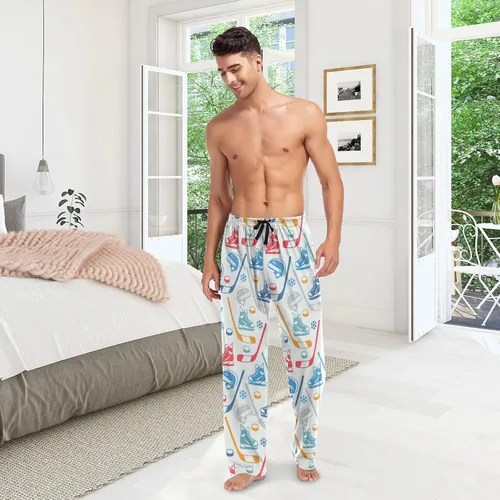 Miniatura 7 de Funny Pajama Pants Mens Lounge Pants Super Soft Men Pajama Bottoms with Pockets Drawstring