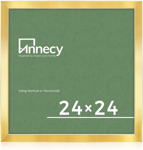 Miniatura 23 de Annecy Portarretratos dorado de 12 x 18 pulgadas (paquete de 1), marco de 12 x 18 pulgadas para decoración de pared, estilo clásico dorado