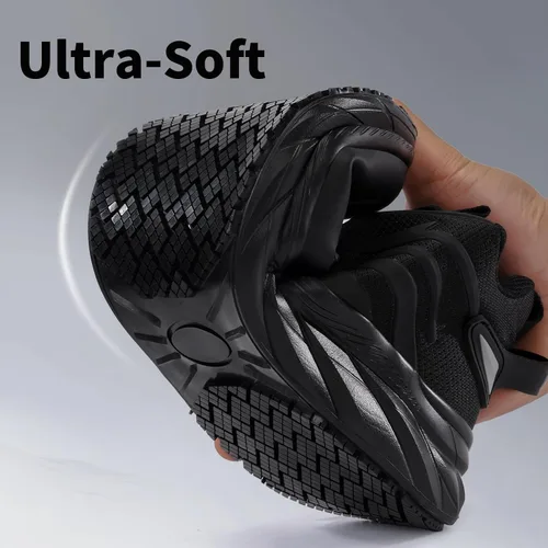 Miniatura 3 de Zapatos de trabajo antideslizantes para hombre, antideslizantes, para cocina, restaurante y servicio de alimentos, ligeros, transpirables, zapatos