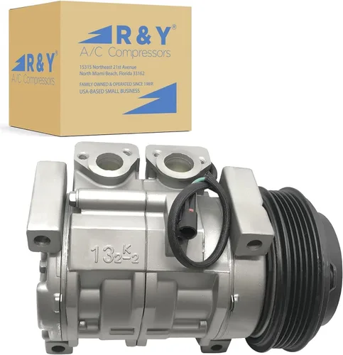 Compresor de CA RYC y embrague de A/C IG340 (se adapta a Suzuki Aerio 2.0L, 2.3L 2002, 2003, 2004, 2005, 2006, 2007)