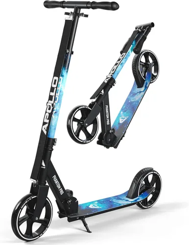 Miniatura 2 de APOLLO Patín plegable para adultos, adolescentes y niños a partir de 6 años con ruedas grandes (XXL), scooters plegables con opciones de rueda