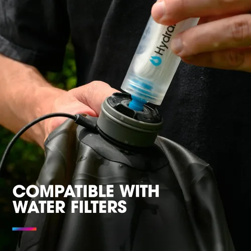 Miniatura 7 de HydraPak Seeker - Almacenamiento de agua plegable para acampar (6 litros), sin BPA y PVC, bolsa de depósito de hidratación, a prueba de fugas