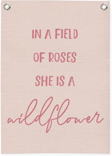 Miniatura 44 de Decoración cristiana de pared, diseño de flores de afirmaciones positivas, bandera colgante de pared con texto en inglés "Let All That You Do Be