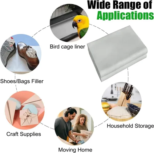 Miniatura 5 de Hojas de papel de embalaje de papel de periódico para mover, enviar, llenar cajas, envolver y proteger artículos frágiles, 1.3 libras