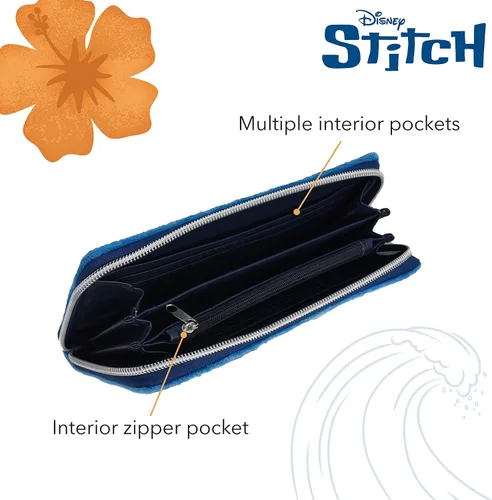 Miniatura 4 de Disney Lilo and Stitch Wallet with Zipper Zip Around Wallet Clutch