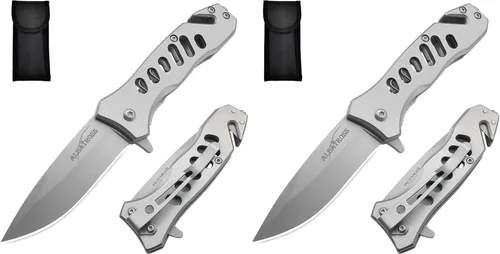 Miniatura 10 de ALBATROSS EDC - Navaja táctica plegable de bolsillo genial y afilada, cuchillos de apertura asistida por resorte SpeedSafe con bloqueo de línea