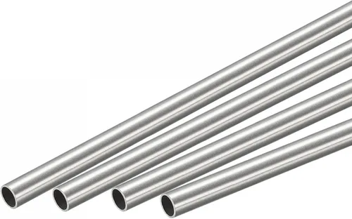 Miniatura 18 de uxcell Tubo redondo de acero inoxidable 304 0.079 in OD 0.008 in espesor de pared 11.811 in longitud 4 piezas