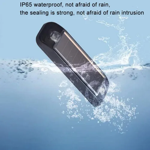 Miniatura 8 de Aolyty Luces de advertencia solares, luz LED intermitente IP65 impermeable luces de seguridad solar para conducción nocturna Barricada seguridad