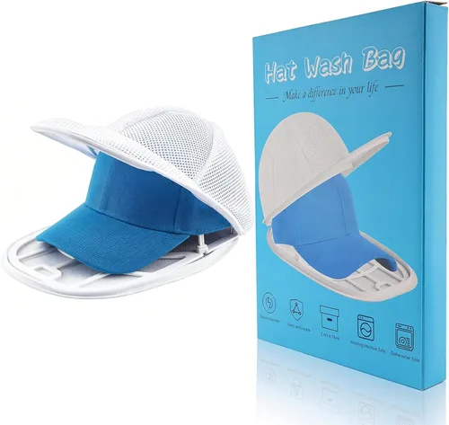 Miniatura 10 de Eiito Lavadora de sombreros para lavadora, jaula de lavado de sombreros, limpiador de sombreros para gorras de béisbol, paquete de 2 unidades, 2