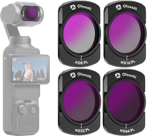Miniatura 5 de Filtro de lente UV para DJI Osmo Pocket 3, protector de protección transparente, revestimiento resistente a los arañazos que protege la lente
