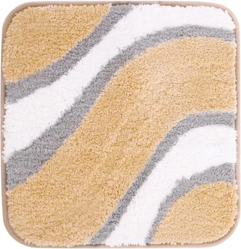 Miniatura 9 de KAMA BRIDAL Alfombra de baño de microfibra antideslizante, alfombra de baño rápida absorbente de agua, tapete de ducha ultra suave, parte trasera