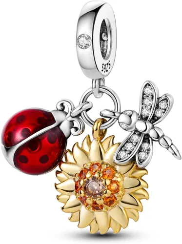 Parmuz Charms for Bracelets 925 Sterling Silver summer travel Ocean Lucky charm beads Pendant Jewelry Gift for Woman Teen Girl Mom Daughter