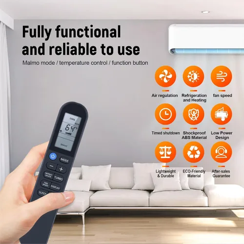 Miniatura 6 de Nuevo control remoto de repuesto de CA para aire acondicionado Friedrich Unifit & Chill Serie Premiere UCT12A10A, CCW15B10A, UCT14B30A, CEW18B33A