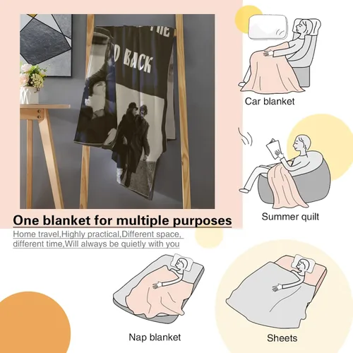Miniatura 5 de Manta personalizada con fotos – Manta personalizada con fotos, regalos personalizados con imagen, manta de franela de vellón para esposa, marido