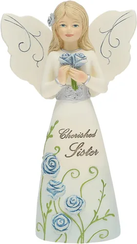 Miniatura 8 de Pavilion Gift Company Elements Daughter - Figura de ángel guardián, 6 pulgadas, color rojo