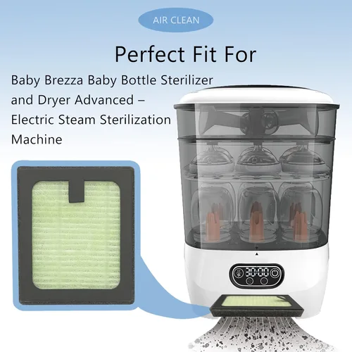 Miniatura 3 de Dryer Advanced - Filtro HEPA compatible con Baby Brezza Baby Biberones Dryer Advanced y Baby Brezza Baby Biberon, paquete de 4