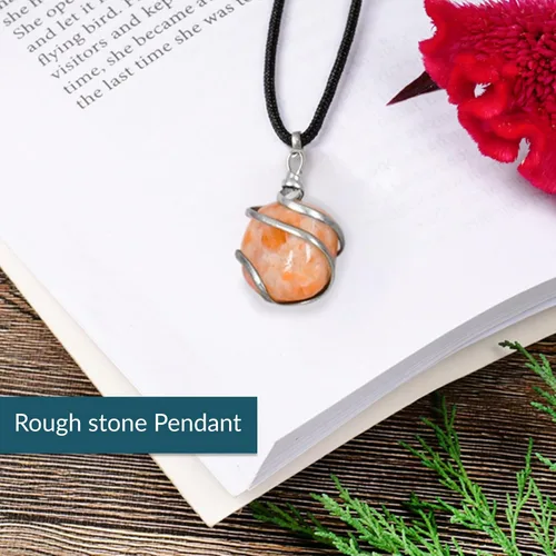 Miniatura 108 de PYOR Collar con colgante curativo de Reiki de cristal, gemas de buena suerte, prosperidad, riqueza, piedras preciosas naturales, collares de buena