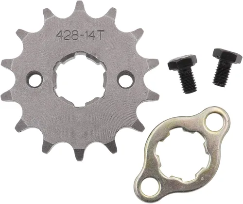 Miniatura 7 de 428 Piñón delantero Enigine con clip para motocicleta Dirt Bike (16.850-0.669 in, 10T)