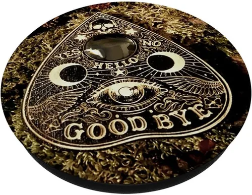 Miniatura 2 de Lindo tablero de alcohol Ouija de planchette, estilo vintage, gótico, de terror, PopSockets MagSafe PopGrip para iPhone