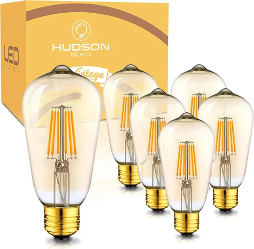 Miniatura 10 de Bombillas Edison incandescentes vintage de 60 W
