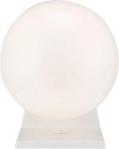 Miniatura 5 de TRANS GLOBE Imports - Farol de pared transicional de 4800 WH de Pershing Collection en acabado blanco, 7.00 pulgadas