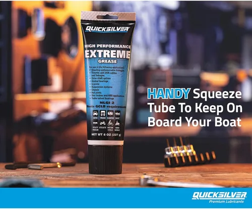 Miniatura 3 de Quicksilver 8M0071838 Lubricante marino multiuso de alto rendimiento Extreme NLGI 2 - Tubo de 8 oz