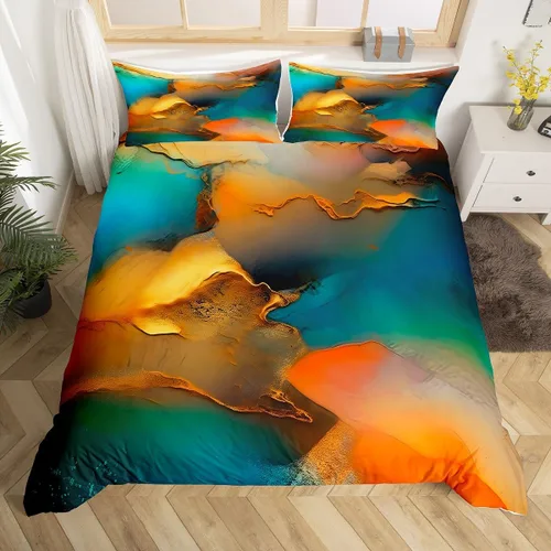 Miniatura 19 de Juego de funda de edredón con estampado de rana para niños, juego de ropa de cama Kawaii para decoración de habitación, diseño de hongos y rana