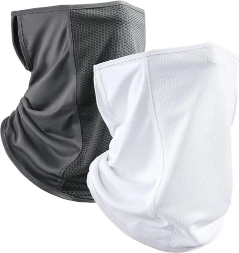 Miniatura 9 de OZERO Protección solar para la cara, polaina para el cuello, bufanda transpirable y refrescante para actividades al aire libre de verano