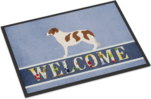 Miniatura 80 de Caroline's Treasures BB8321JMAT - Felpudo de bienvenida Berger Picard de 24 x 36 pulgadas, tapete azul para puerta delantera, para interiores