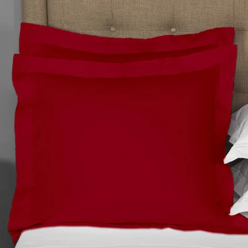 Miniatura 13 de Crown Collection Juego de 2 fundas de almohada estándar de 20 x 26 pulgadas, hipoalergénicas de 600 hilos, 100% algodón egipcio, fundas de almohada