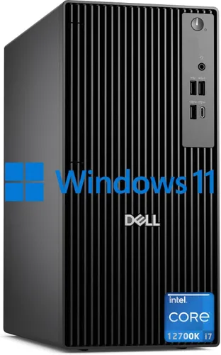Dell Escritorio empresarial QCT1250, nueva versión OptiPlex, Intel I7-12700K (12 núcleos, caché de 25 MB, 20 hilos), soporte de monitor 4K dual, RAM
