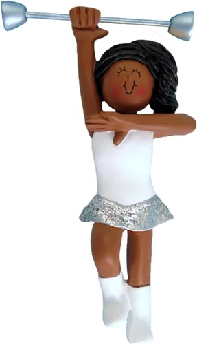Miniatura 2 de Adornos personalizados de banda de marcha 2024 – Decoración de banda de animación de Navidad, adorno de baile de animación para niña, majorette