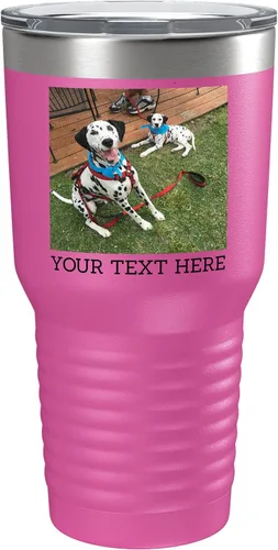 Miniatura 12 de Vaso personalizado de 30 onzas (17 colores) con foto impresa con aislamiento térmico de acero inoxidable recubierto de polvo con tapa, regalo