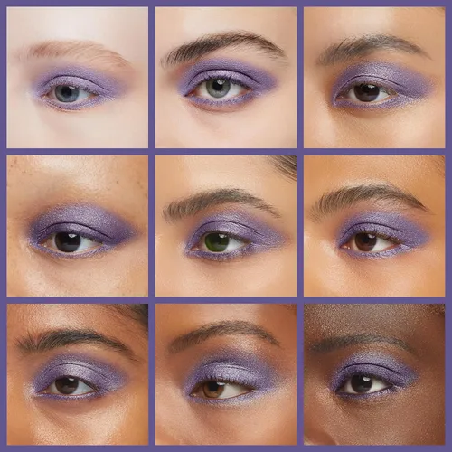 Miniatura 4 de Pure Ziva Indigo Denim Sombra de Ojos en Polvo Prensado Individual Vegana Azul Marino Púrpura Violeta Opaca; Libre de Talco, Parabenos y Crueldad