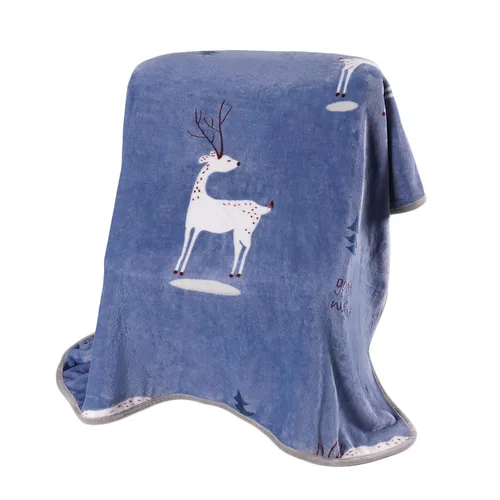 Miniatura 25 de TILLYOU Manta de forro polar para niños pequeños, 60 x 80 pulgadas, suave y cálida, para niños y niñas, color azul oscuro