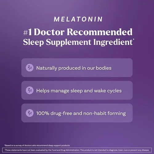 Miniatura 6 de Natrol Gomitas de melatonina de 10 mg, apoyo para dormir para adultos, suplementos de melatonina para dormir, 90 gomitas con sabor a fresa