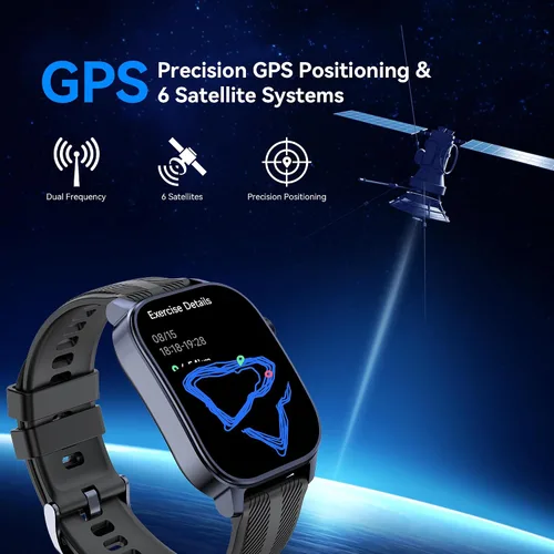 Miniatura 5 de Reloj inteligente (respuesta/hacer llamadas), reloj inteligente con pantalla AMOLED curva de 2.1 pulgadas para hombres y mujeres, rastreadores