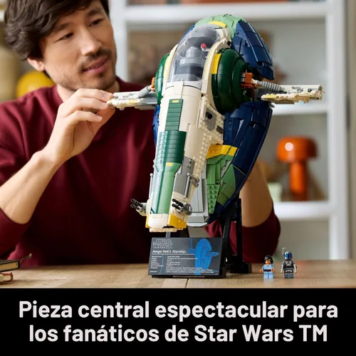 Miniatura 6 de LEGO Star Wars Nave Estelar Clase Firespray de Jango Fett Set de Construcción para Adultos - Kit de Modelo Coleccionable El Ataque de los Clones